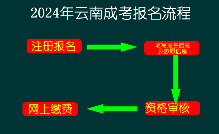 2024年成人高考报名流程图.png